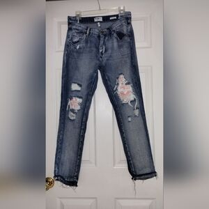 William Rast My Ex's Distressed Blue Jeans